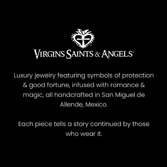 Virgins Saints & Angels Rose Gold-tone Dainty Necklace Chain NEW - Picture 11 of 12